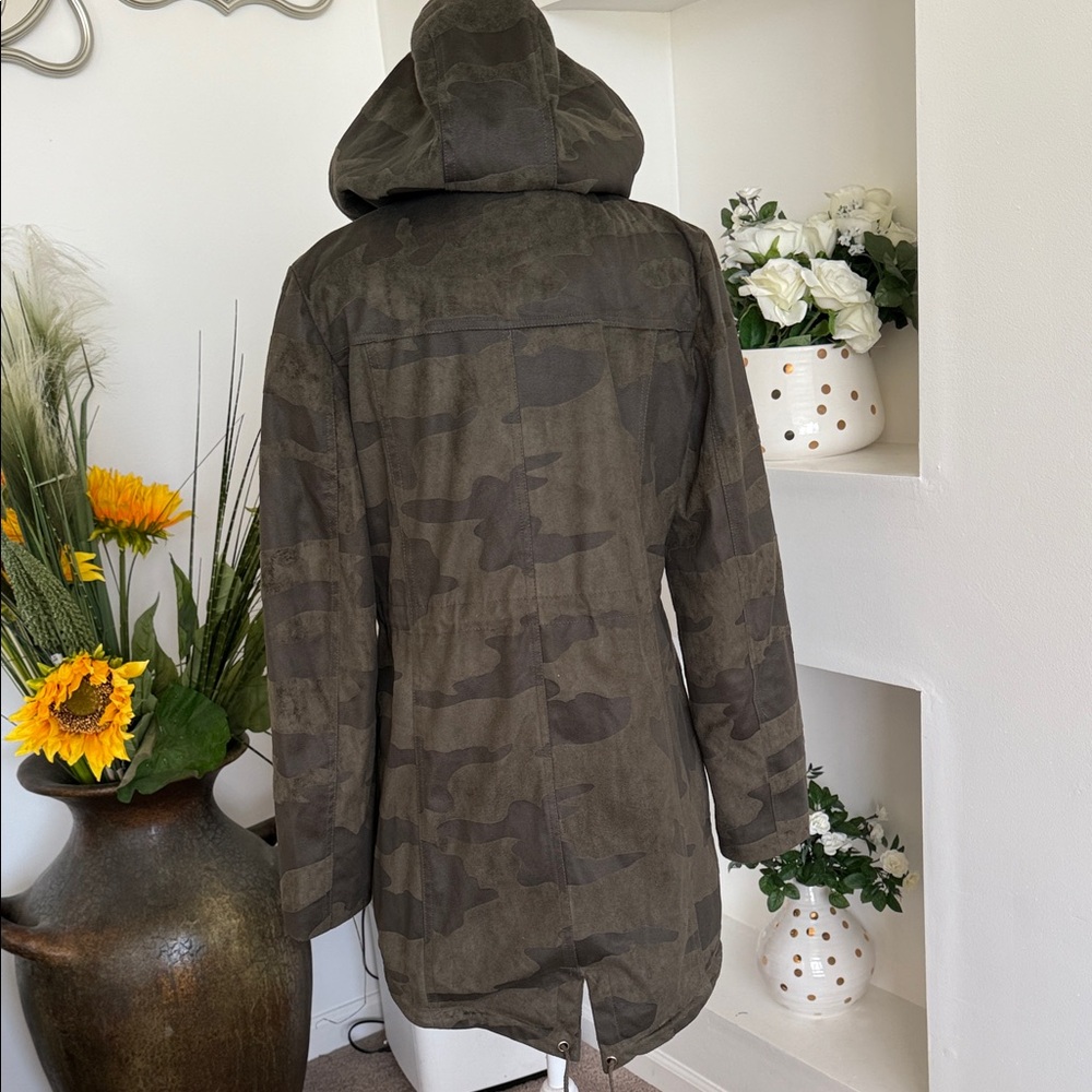 Kensie Camouflage Hooded Women's Jacket - Picture 4 of 11